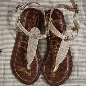 Sam Edelman Kids Sandals in Glitter and Brown